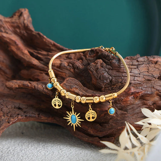 Natures Radiance Charm Bracelet - Liss & Lex