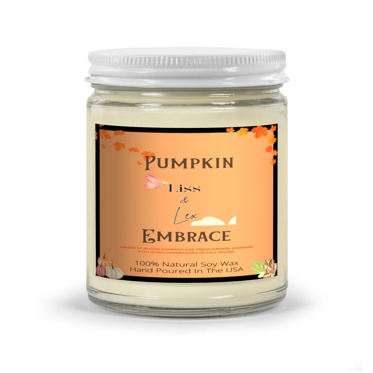 Pumpkin Embrace Candle - Liss & Lex