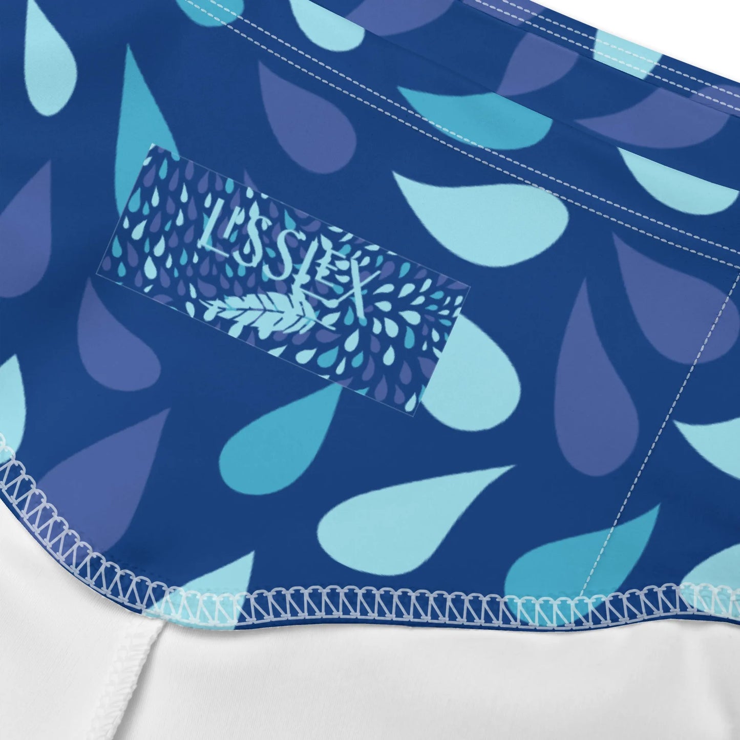 Aqua Biker Shorts - Liss & Lex