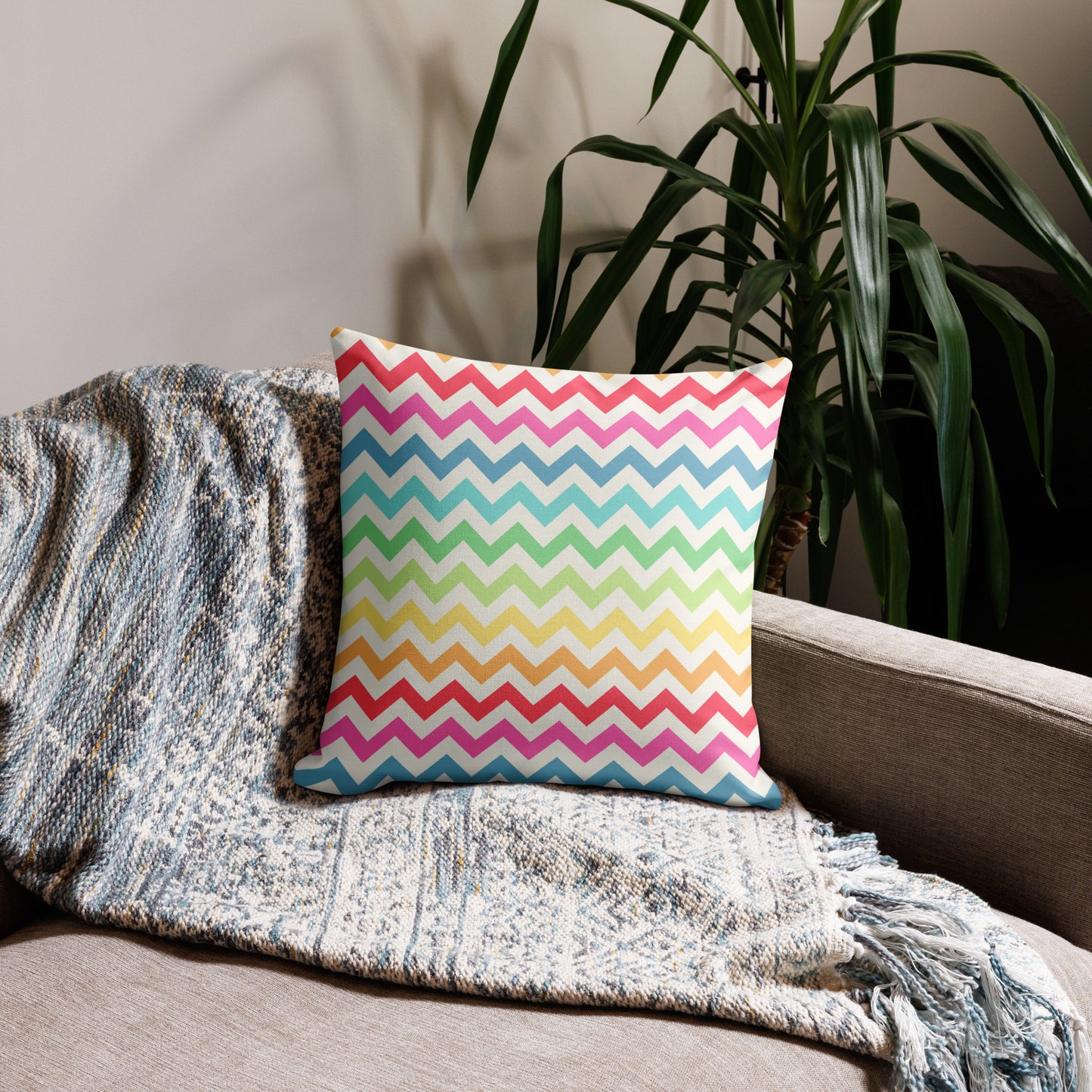 Rainbow Throw Pillows