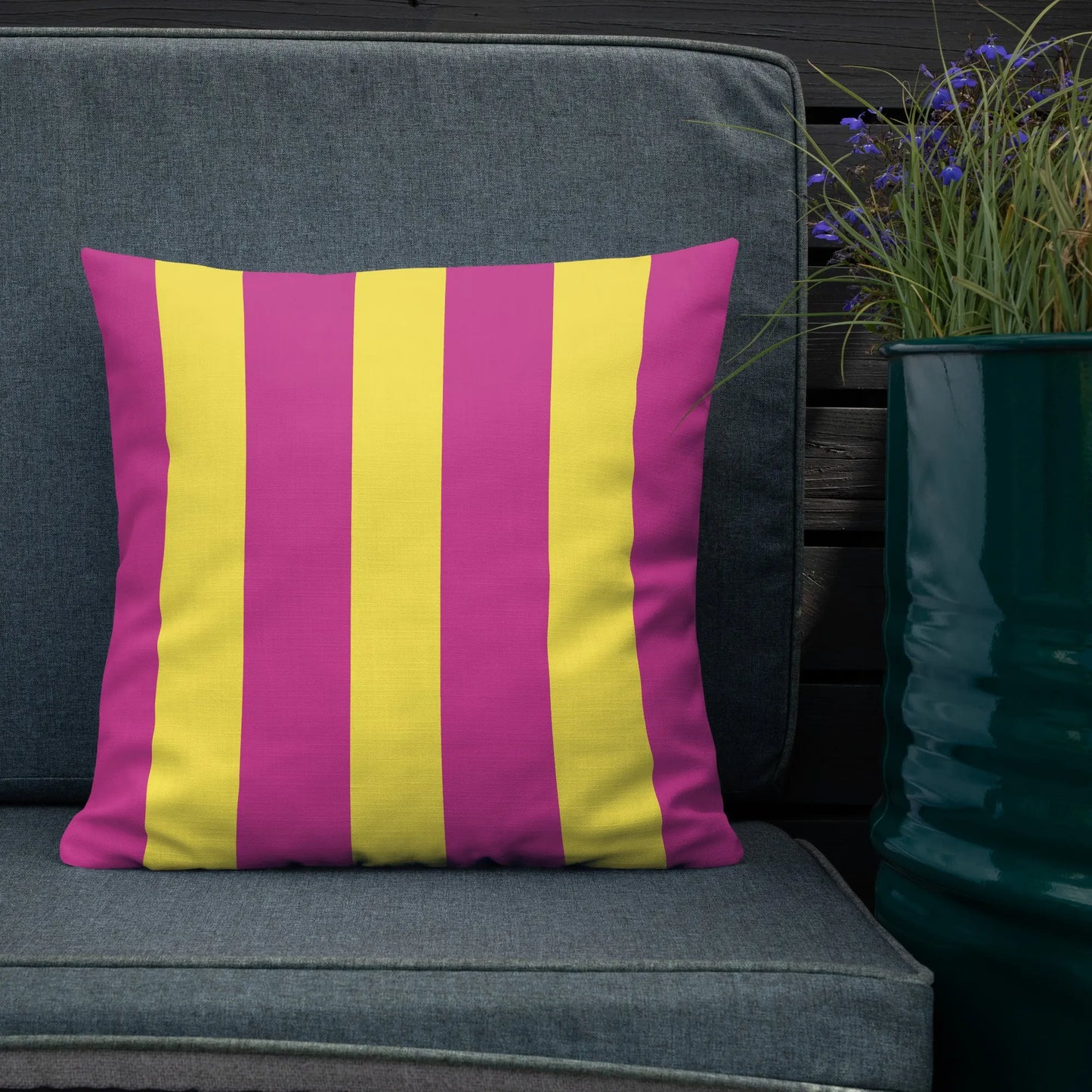 Striped Premium Pillow 18x18 - Liss & Lex