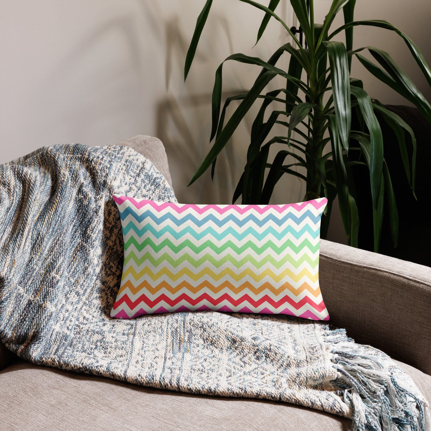 Rainbow Throw Pillows