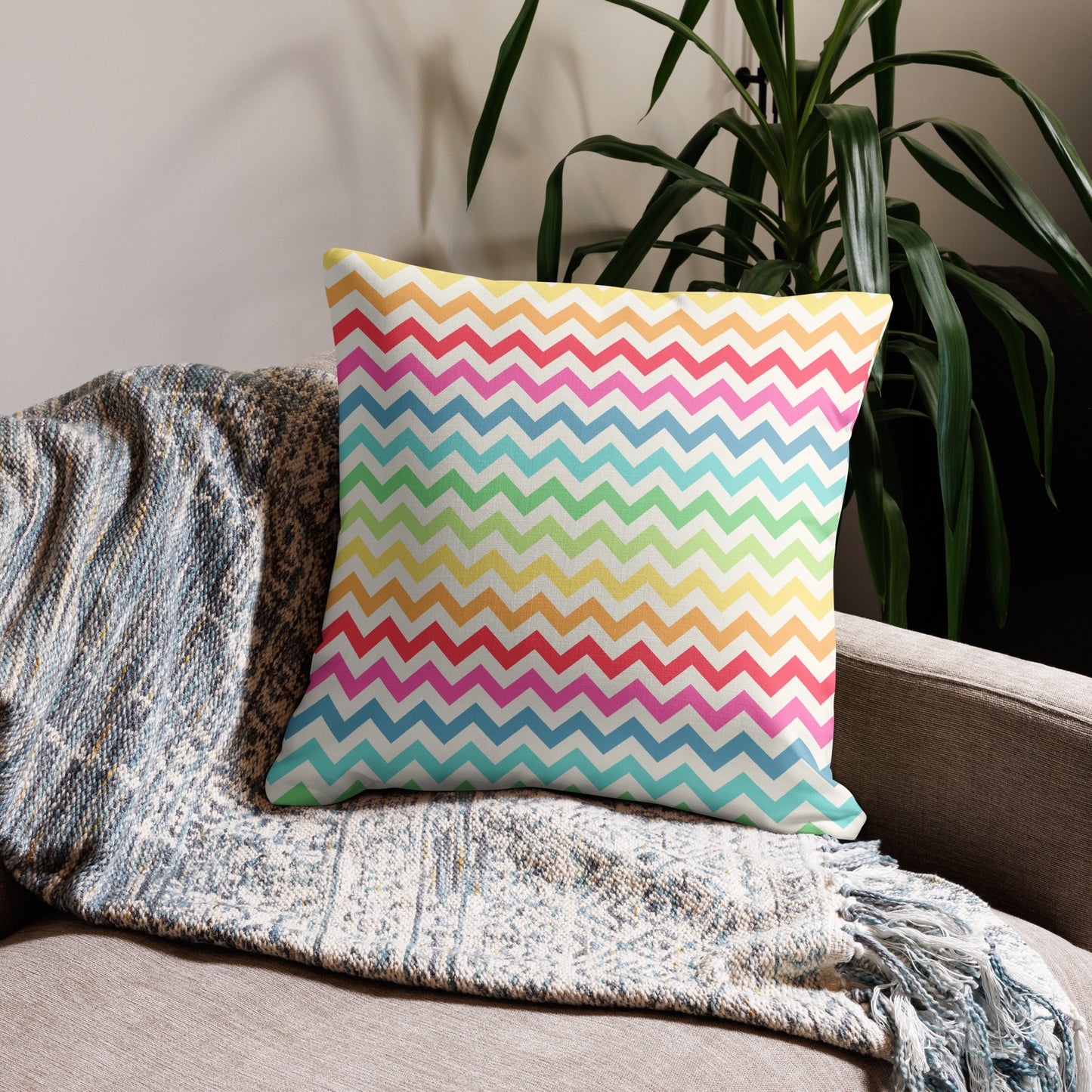 Rainbow Throw Pillows