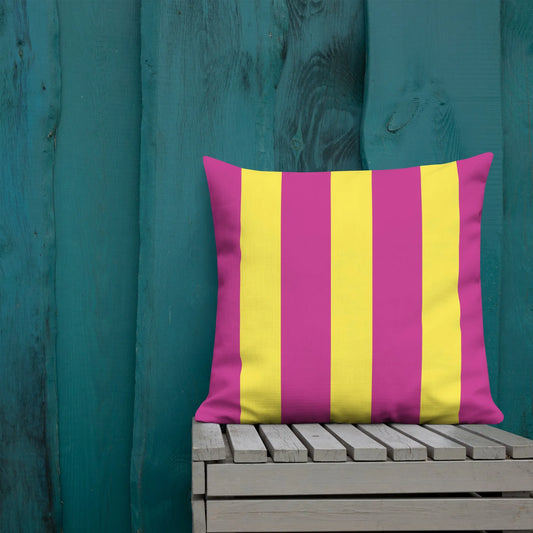 Striped Premium Pillow 22x22 - Liss & Lex