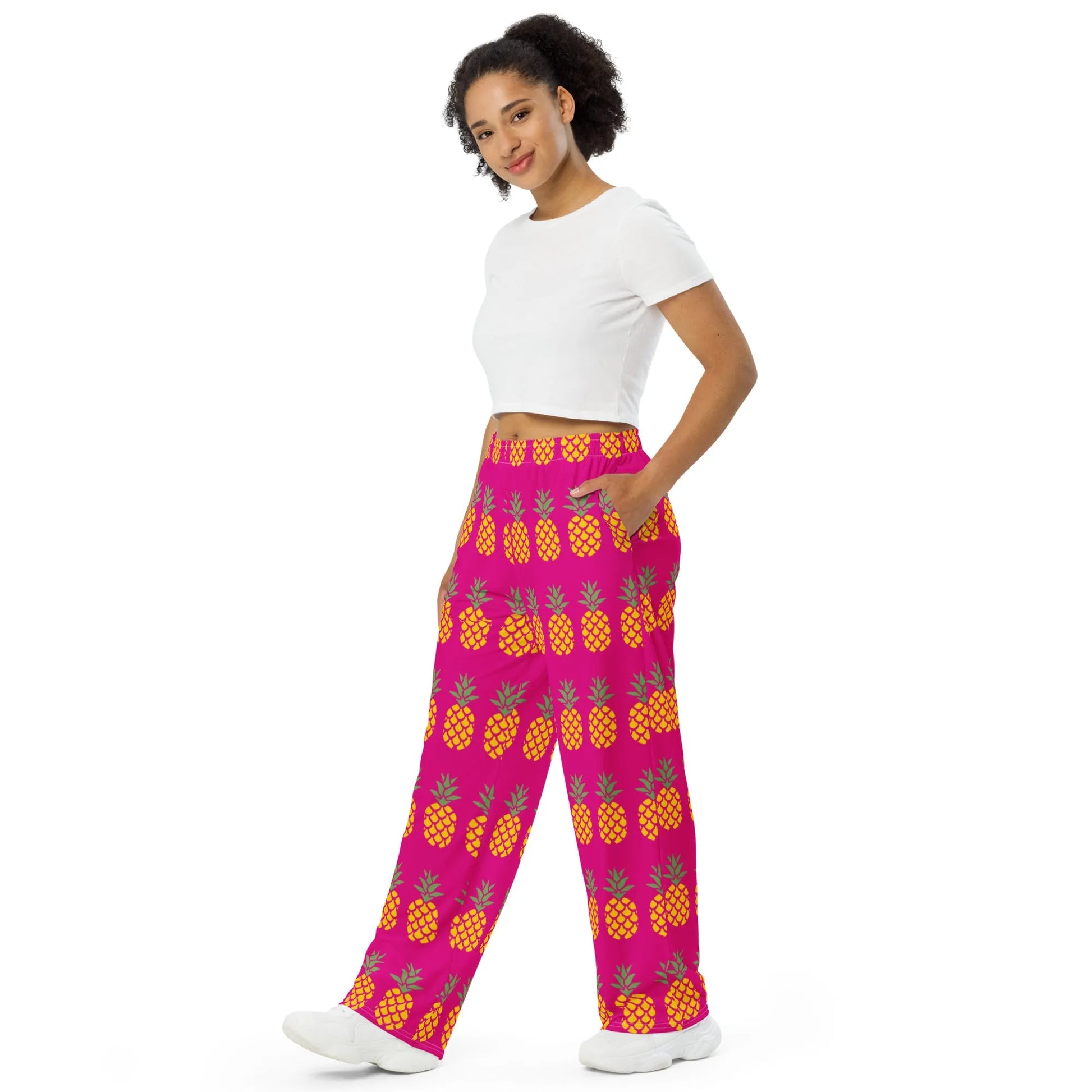 Pineapple Express Wide-Leg pants - Liss & Lex