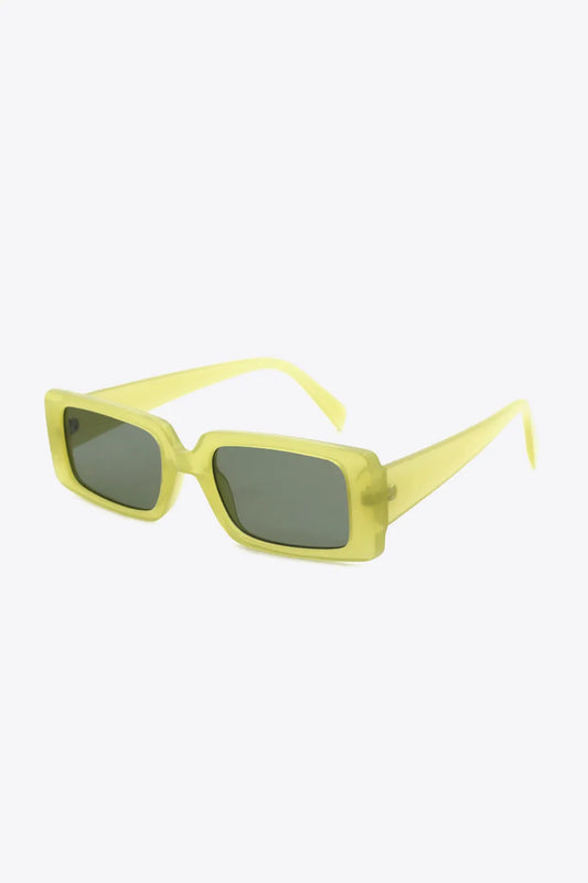 Yellow Rectangle Frame Sunglasses - Liss & Lex