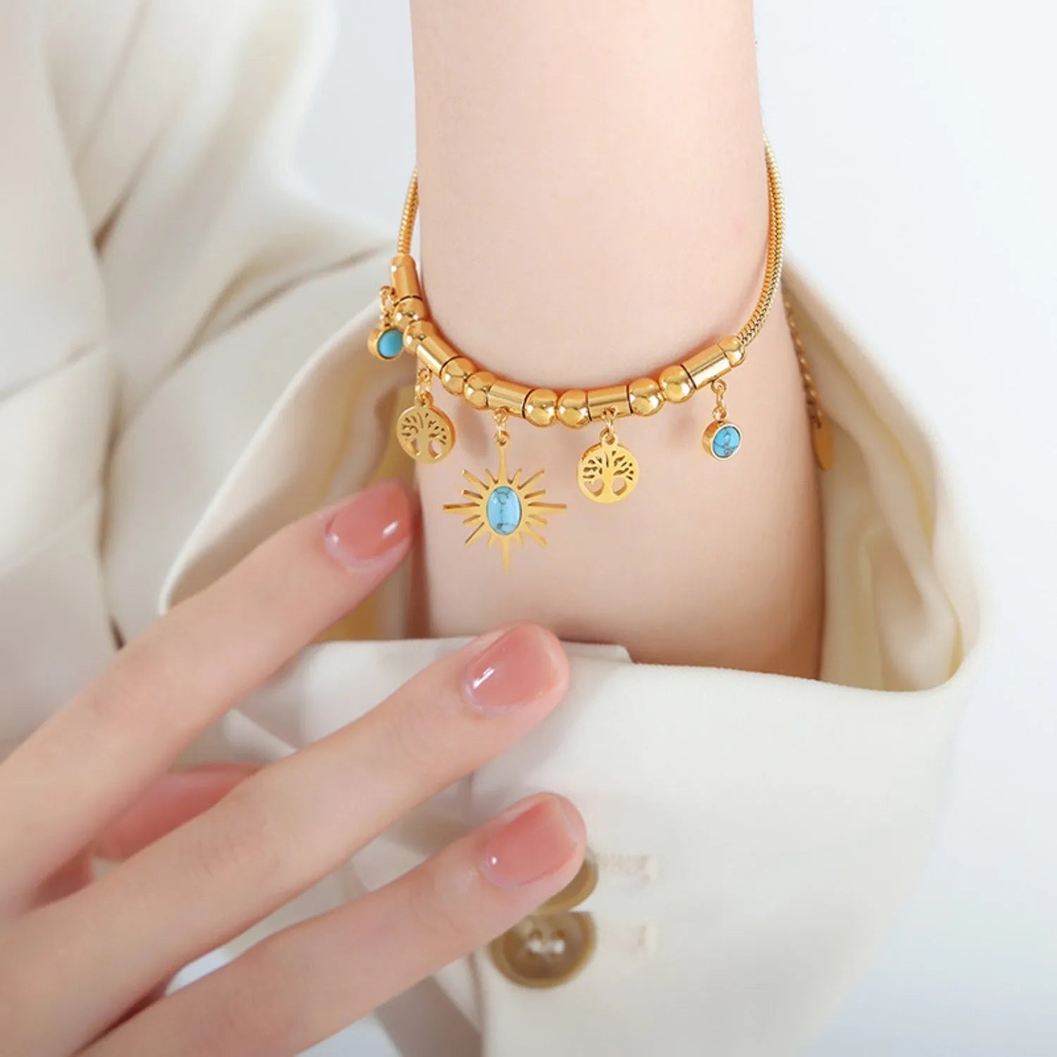 Natures Radiance Charm Bracelet - Liss & Lex