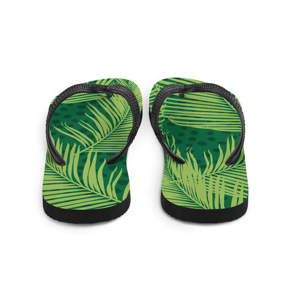 Green Leaf Flip-Flops - Liss & Lex