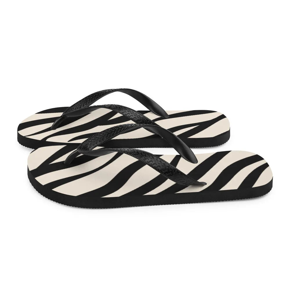 Zebra Flip-Flops - Liss & Lex