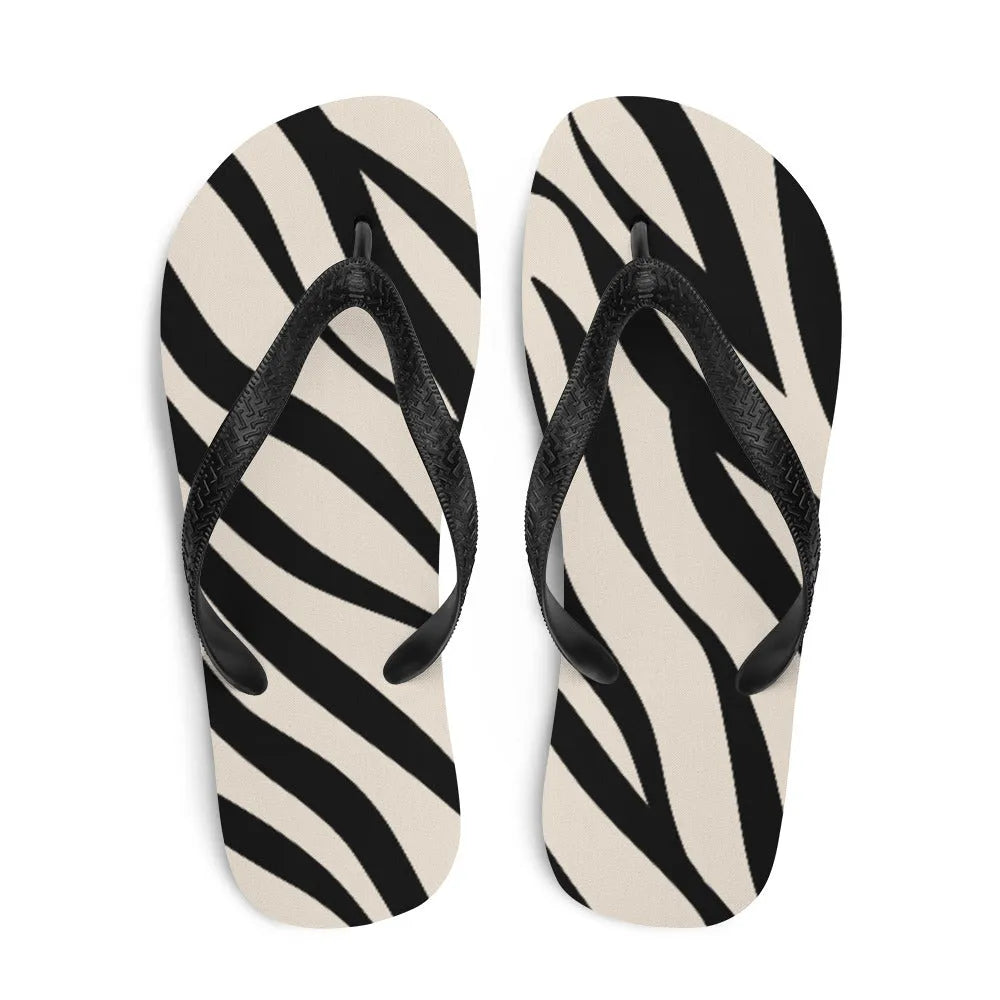 Zebra Flip-Flops - Liss & Lex