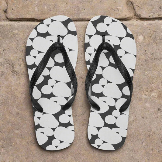 Black & White Flip-Flops - Liss & Lex