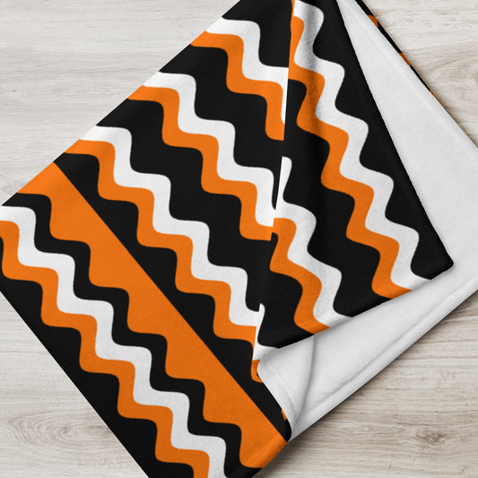 Candy Corn Soft & Comfy Throw Blanket