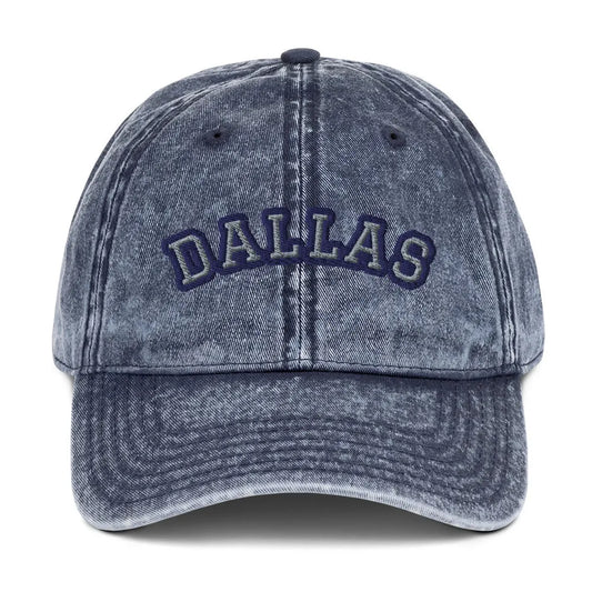 Dallas Vintage Cotton Twill Cap - Liss & Lex