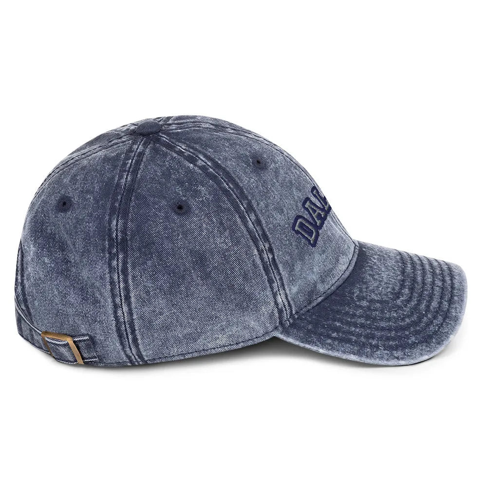 Dallas Vintage Cotton Twill Cap - Liss & Lex