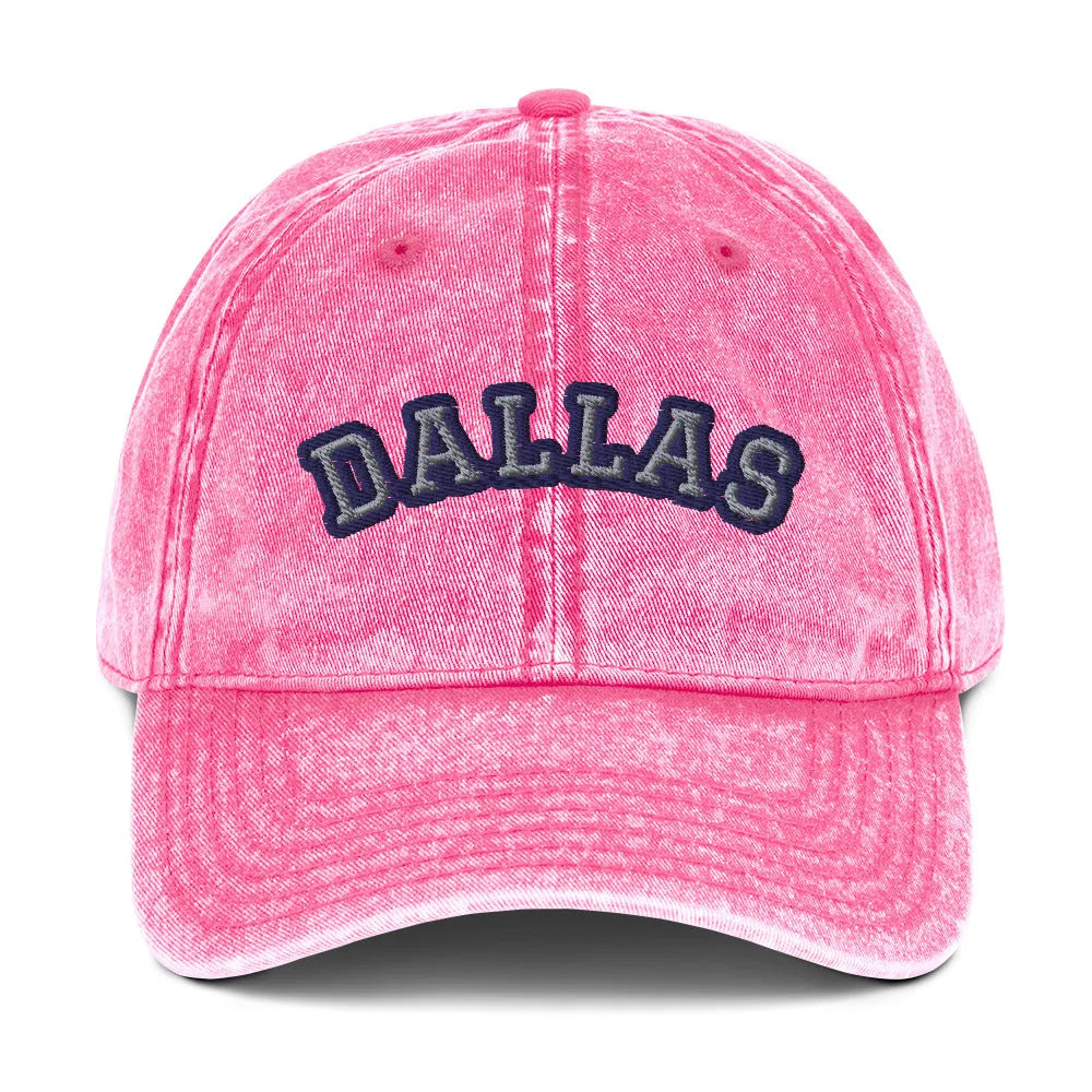 Dallas Vintage Cotton Twill Cap - Liss & Lex